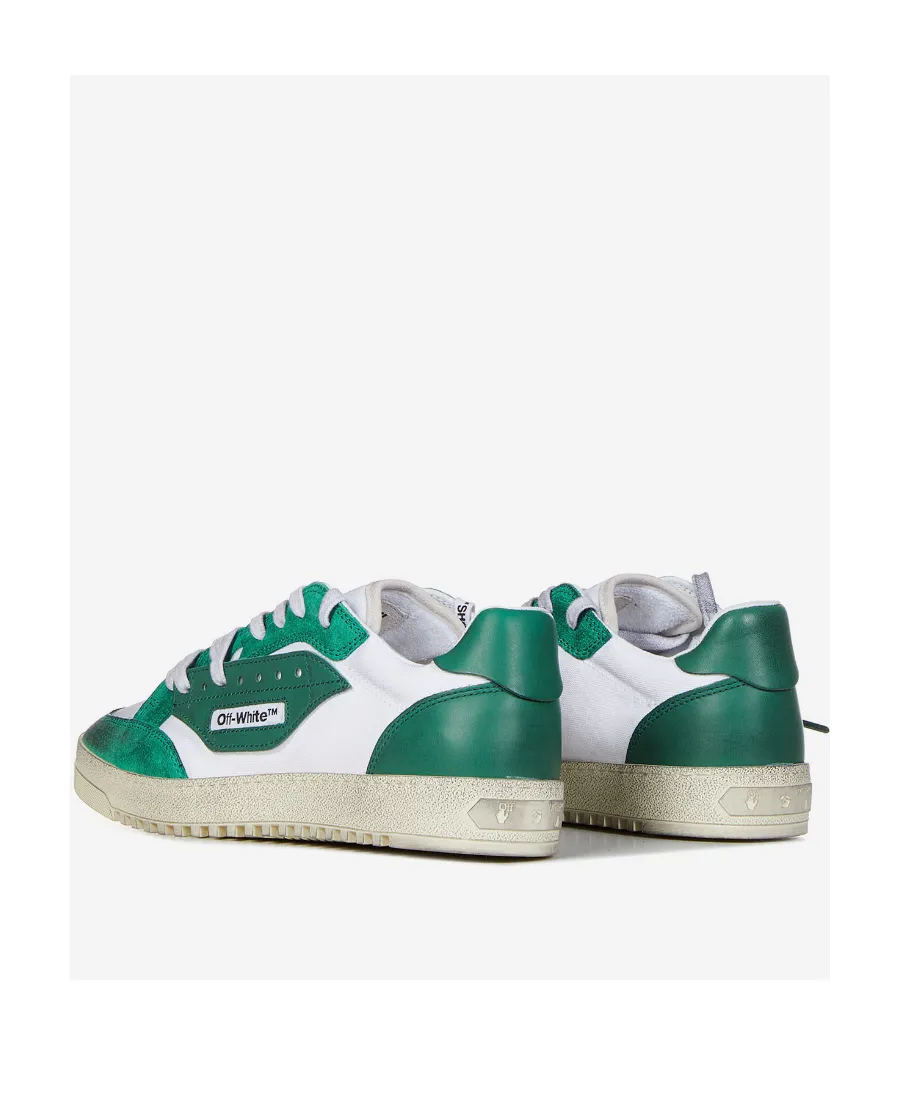 5.0 Vintage-Finish Sneakers