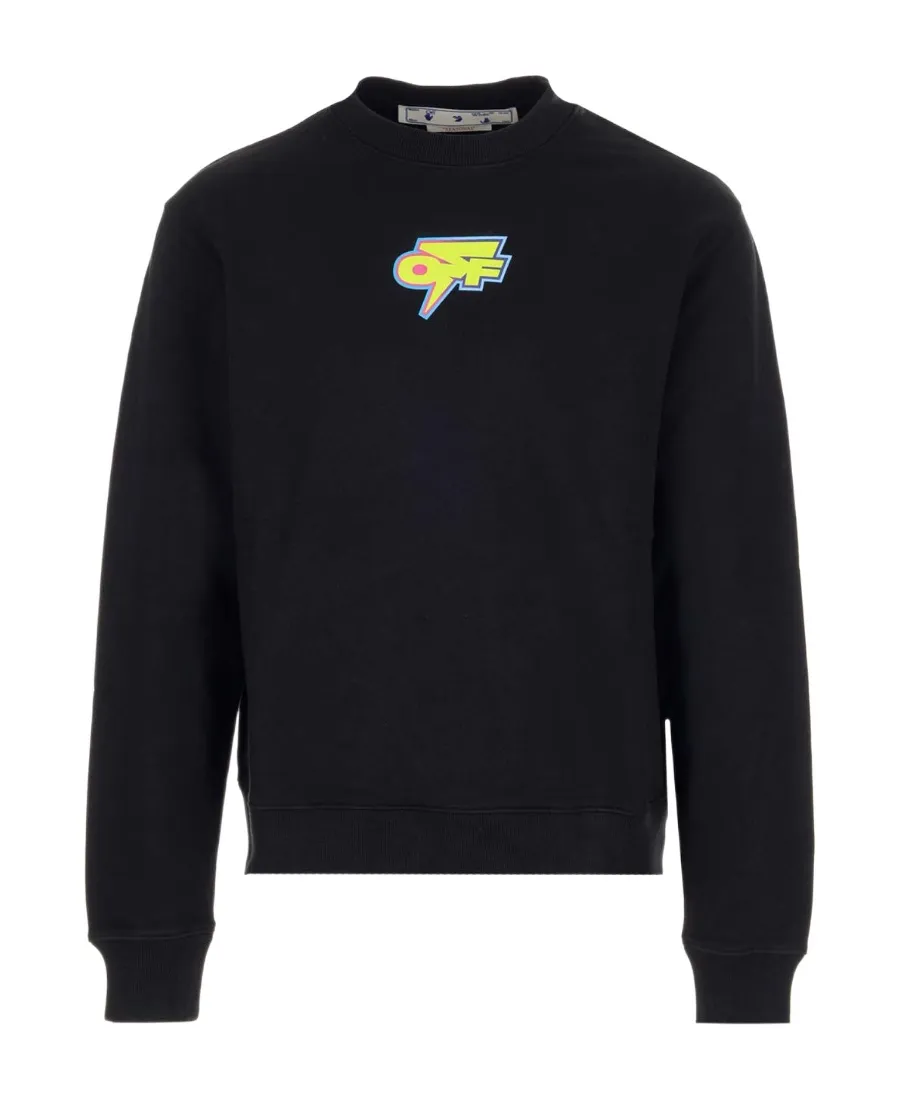 Arrows-Print Cotton Sweatshirt