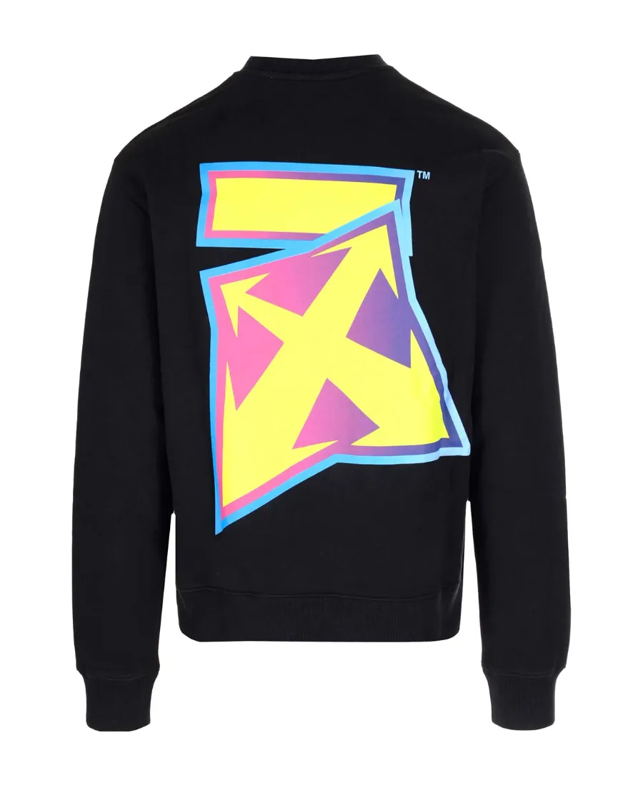 Arrows-Print Cotton Sweatshirt