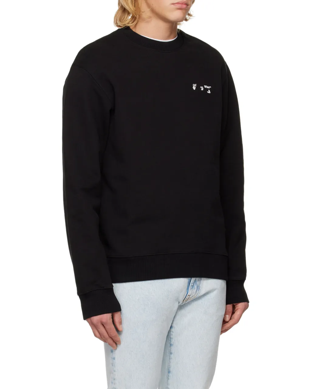 Hands Off-Print Crew-Neck Sweatshirt
