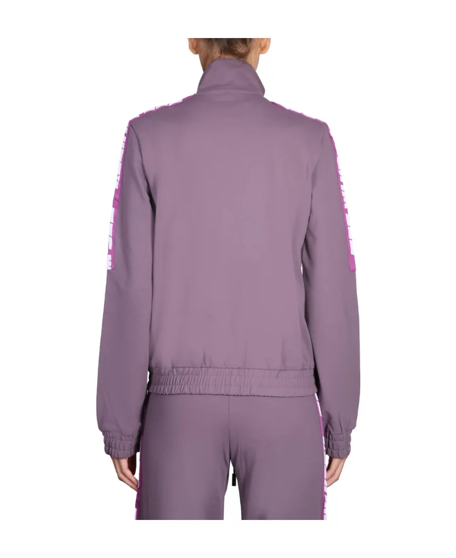 Logo Detailed High-Neck Zipped Sweatshirt