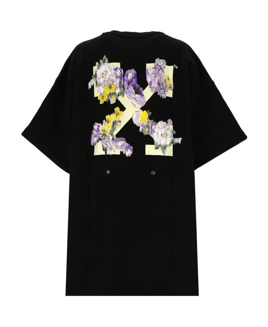 Painted Arrows Motif T-Shirt Dress