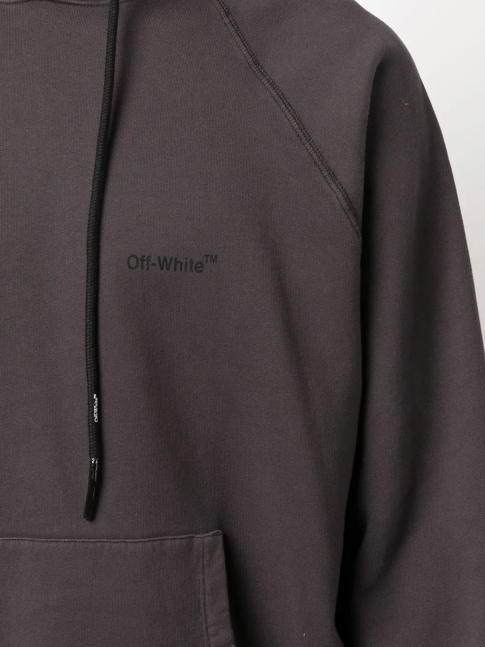 Diag Stripe Cotton Hoodie