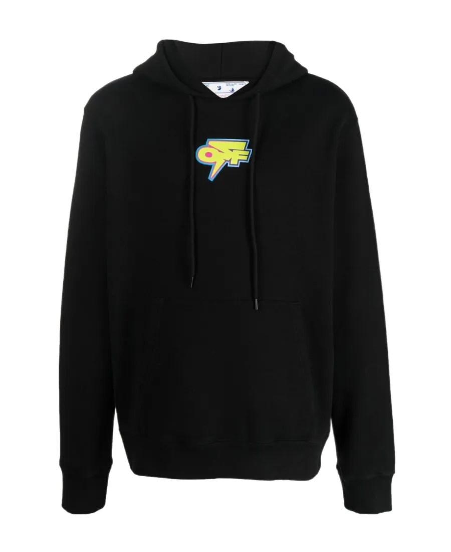 Arrows-Print Cotton Hoodie