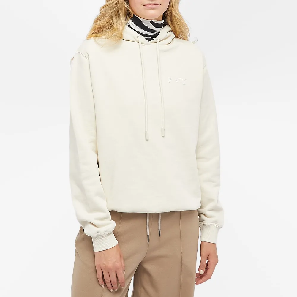 Embroidered Logo Hooded Sweatshirt