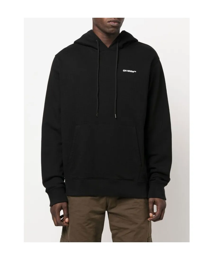 Logo Print Drawstring Hoodie
