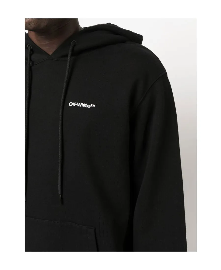 Logo Print Drawstring Hoodie