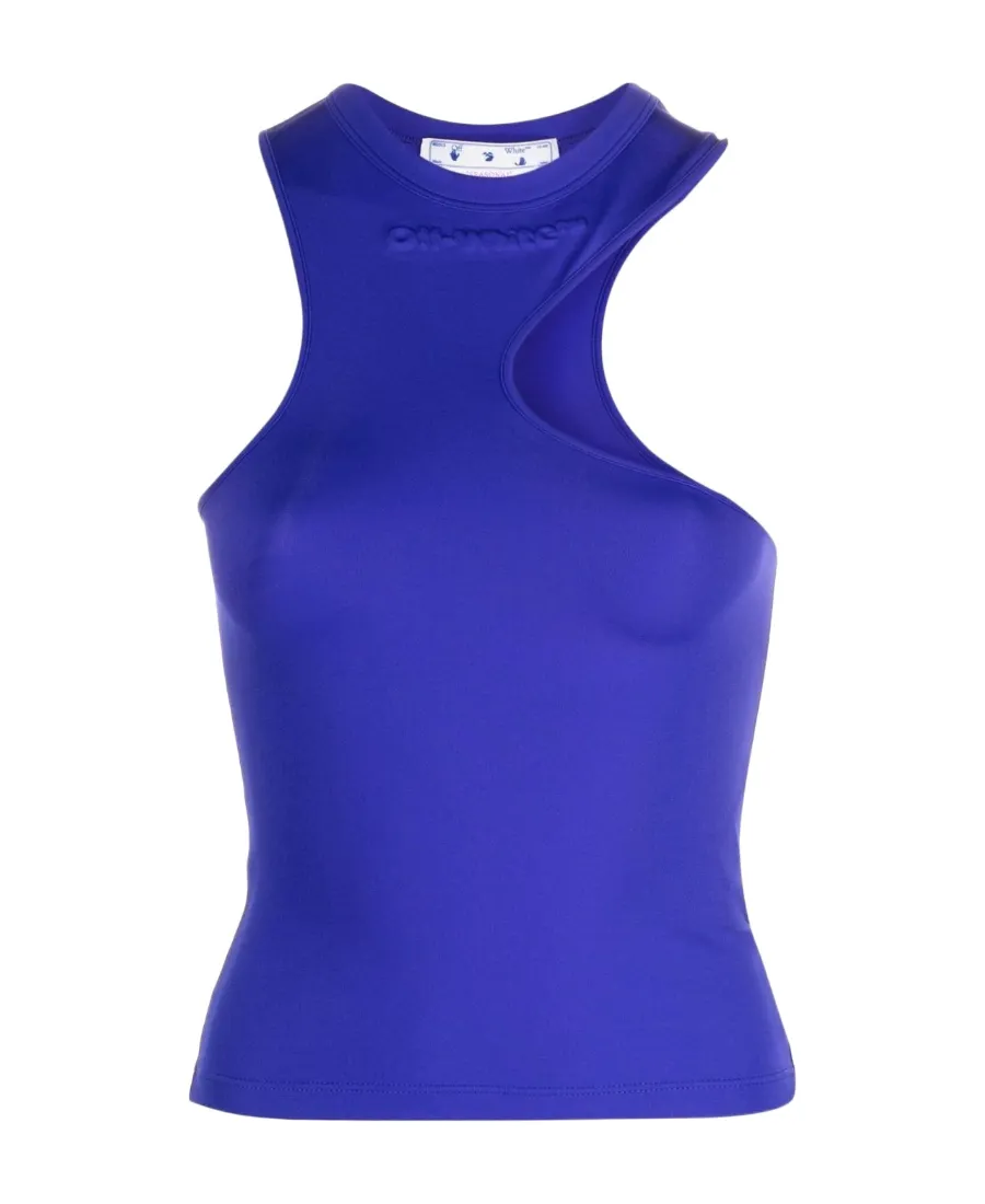 Logo Detailed Sleeveless Tank Top