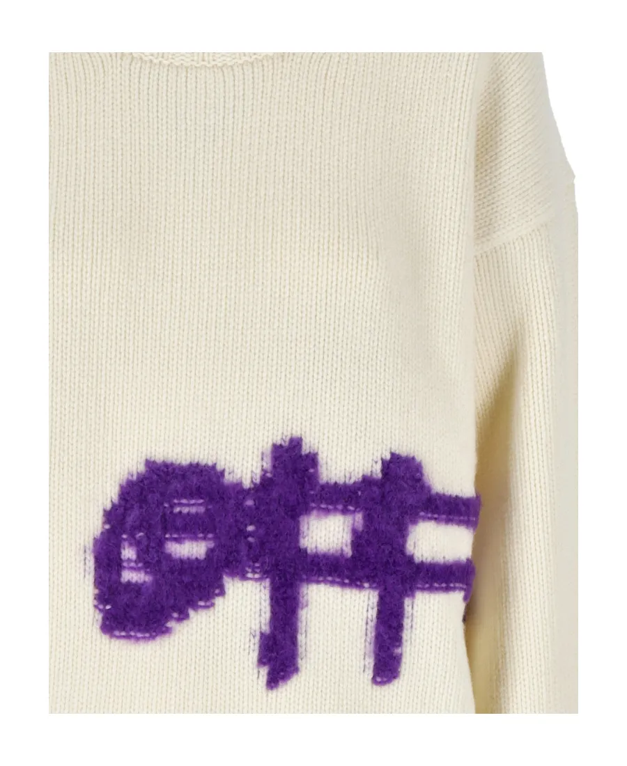 Intarsia Logo Knit Jumper