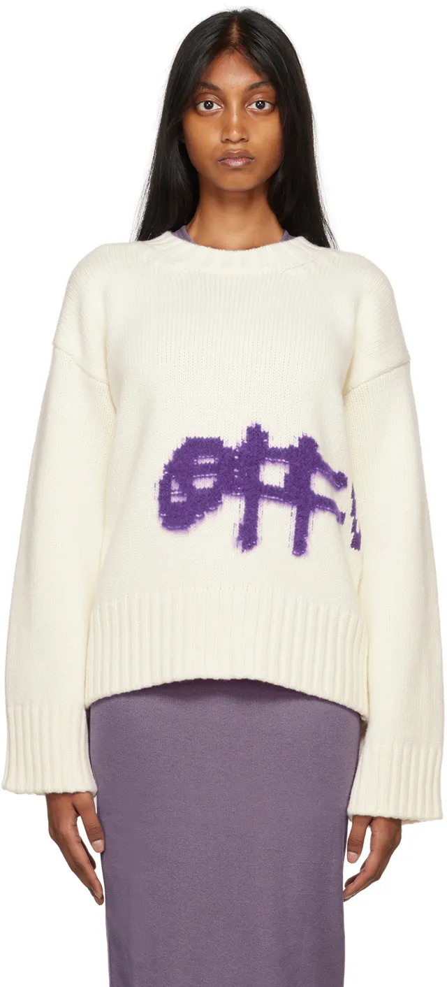 Intarsia Logo Knit Jumper