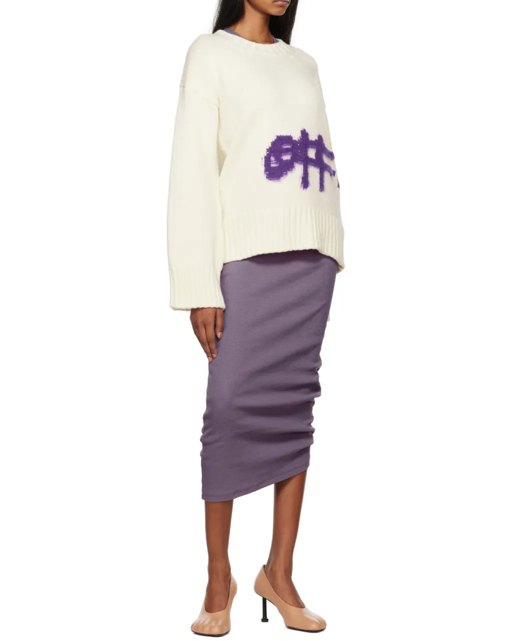 Intarsia Logo Knit Jumper
