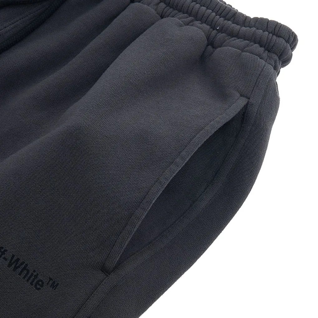 Wide-Leg Cotton Track Pants