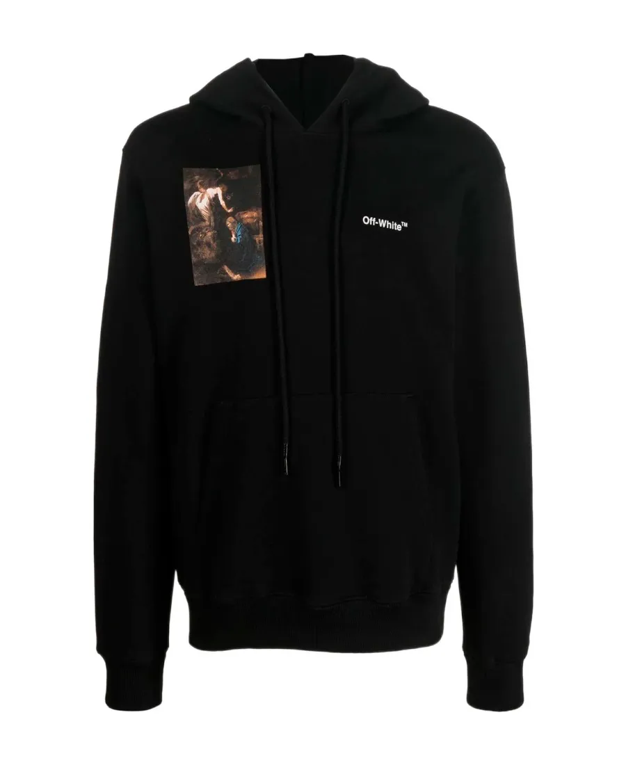 Caravaggio-Print Drawstring Hoodie