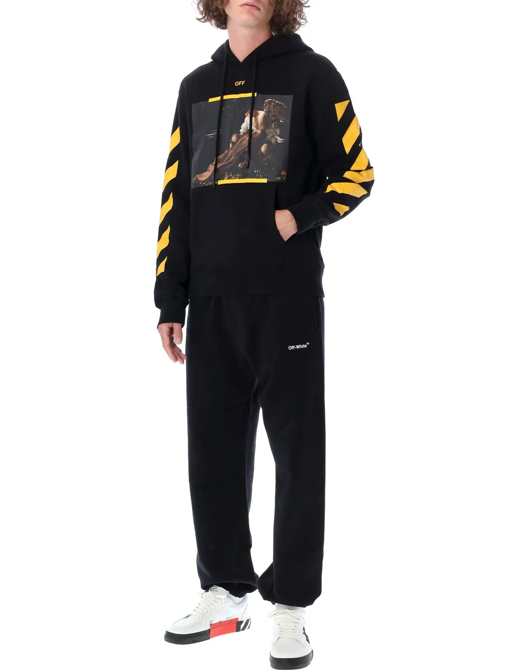 Caravaggio Print Hooded Sweatshirt