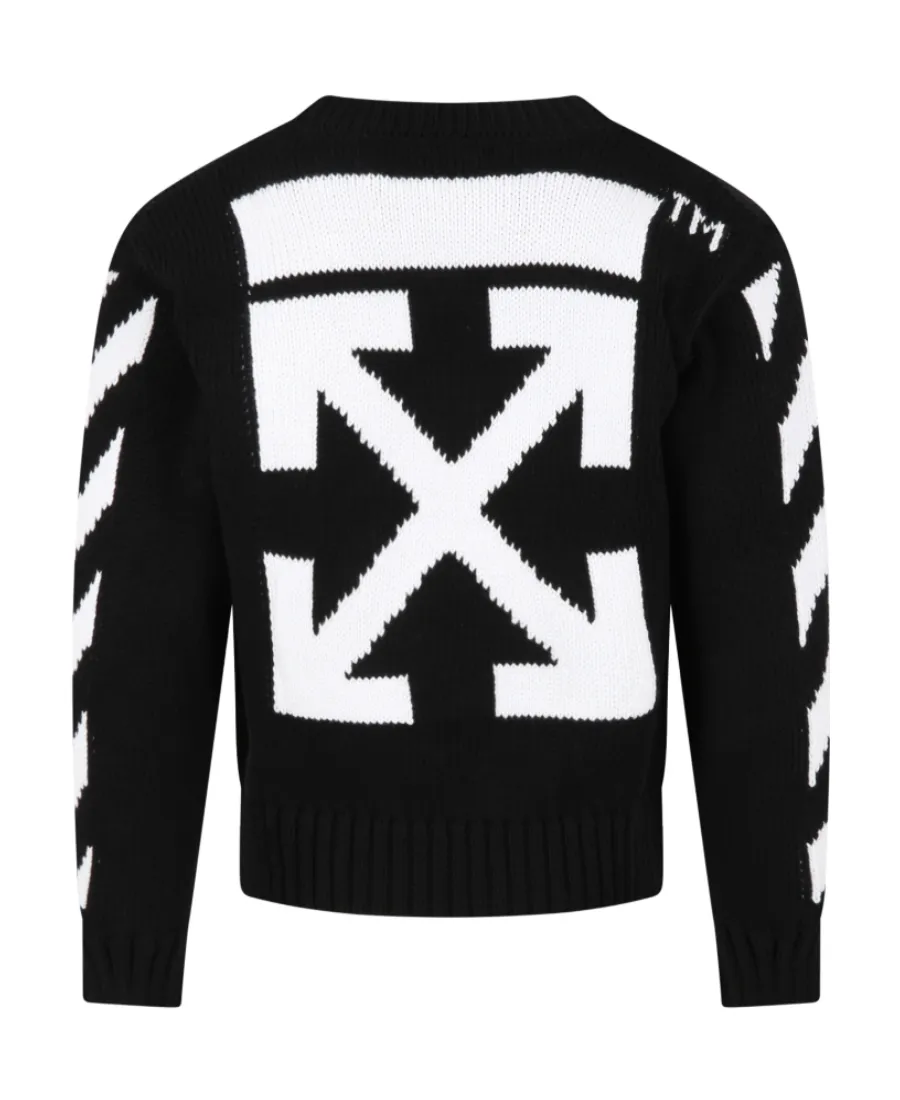 Arrows Printed Crewneck Sweatshirt
