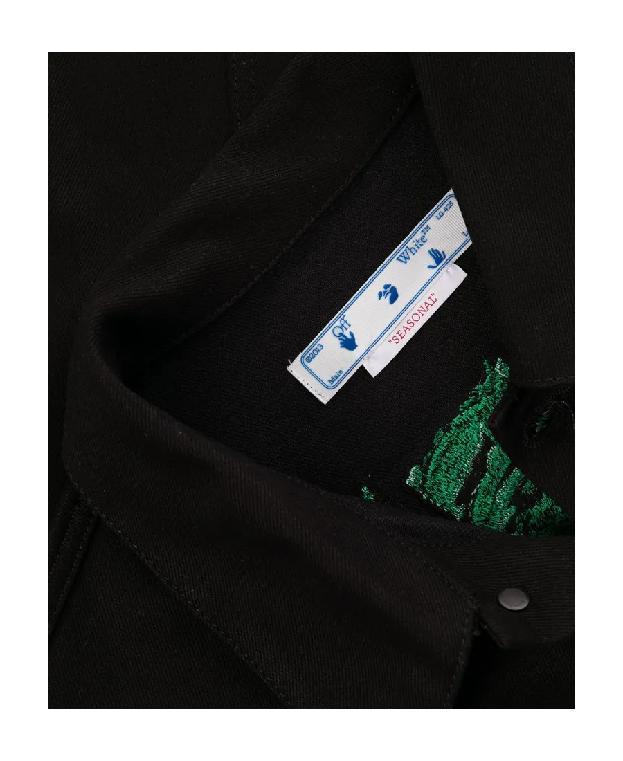 X Neen Embroidered Denim Jacket