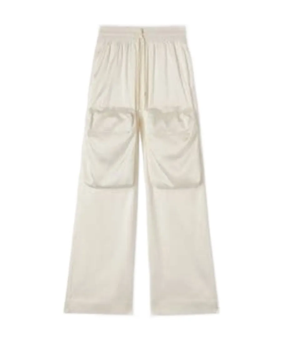 Drawstring Wide Leg Trousers