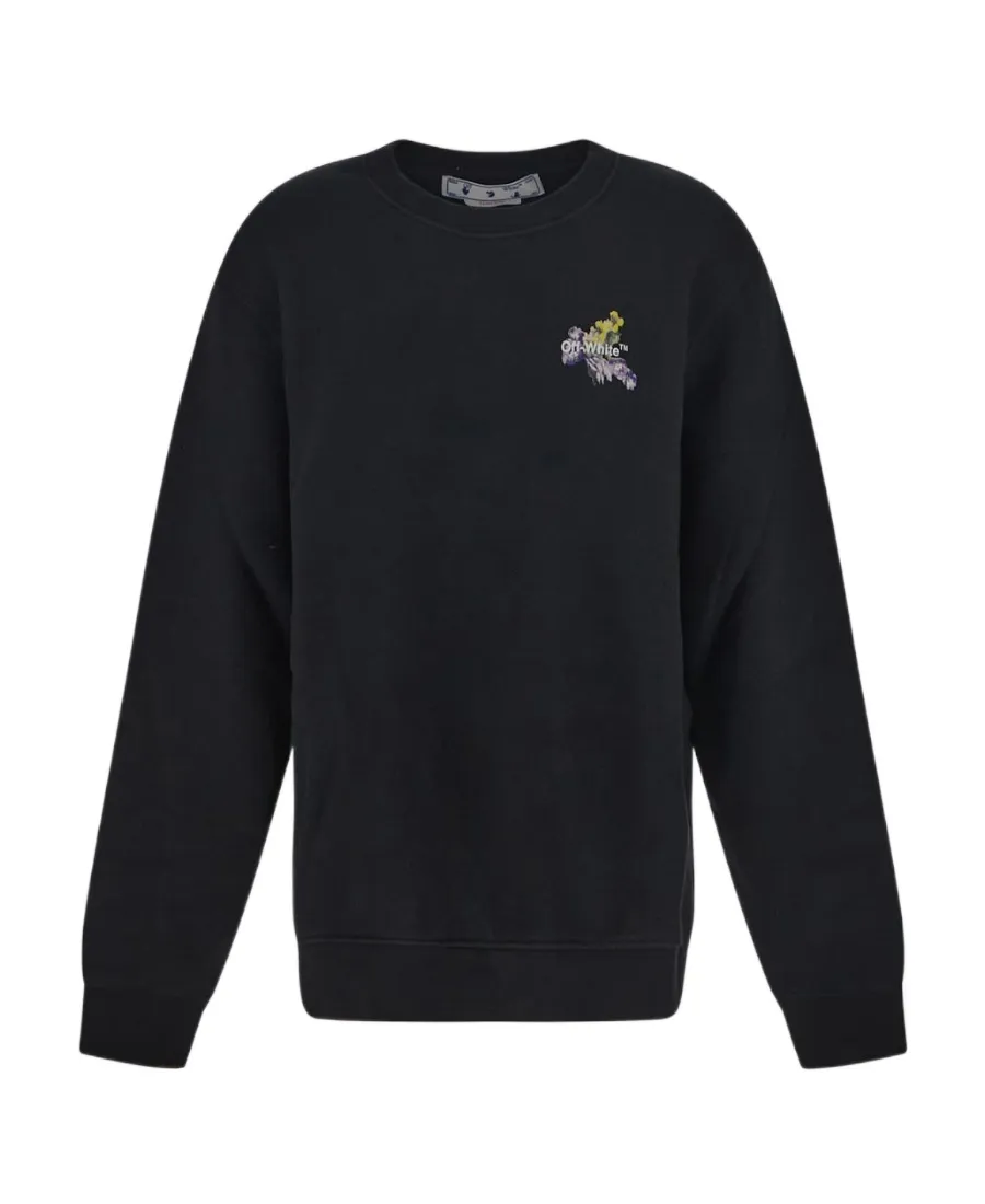 Floral Arrows Crew-Neck Sweatshirt
