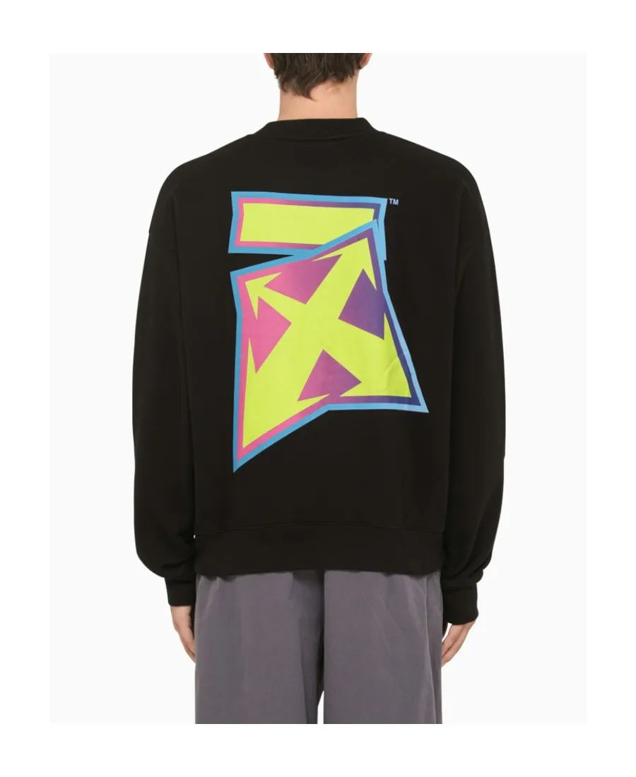 Arrows Print Crew Neck Sweatshirt