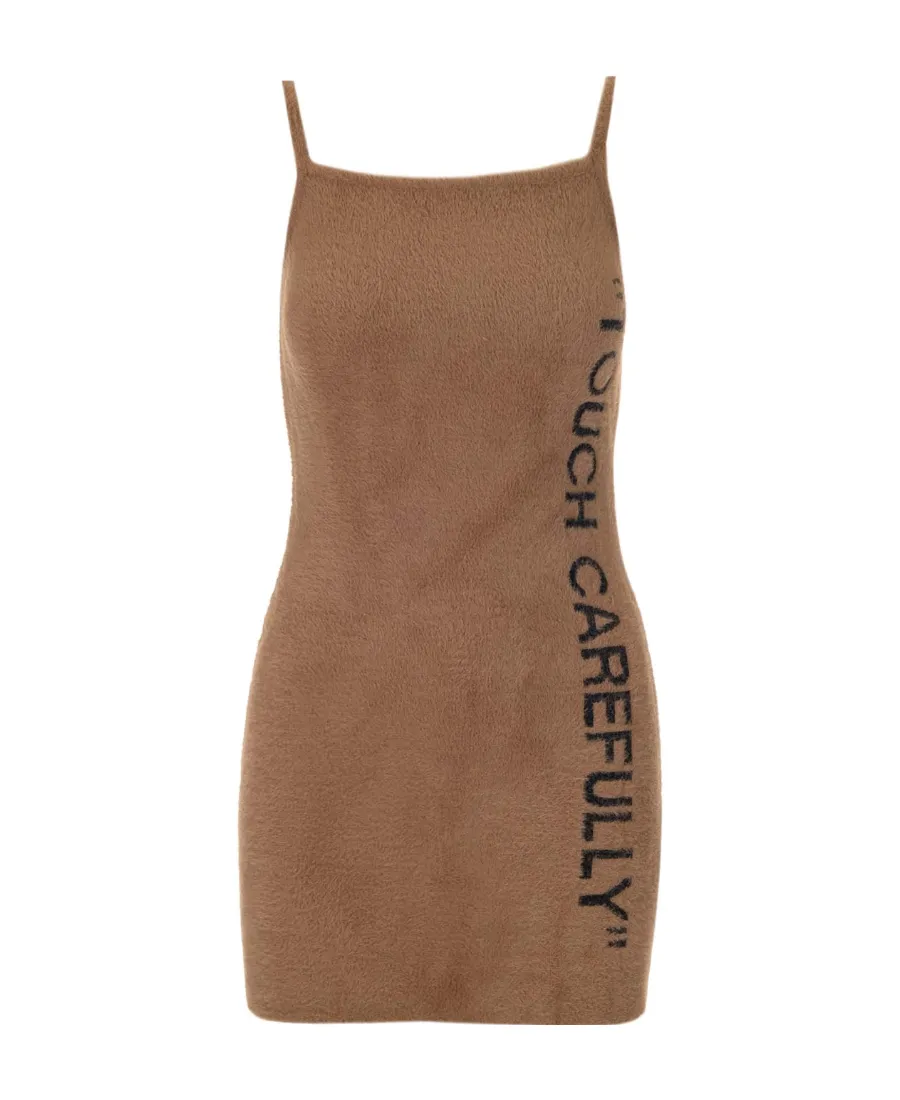 Logo Detailed Sleeveless Dress