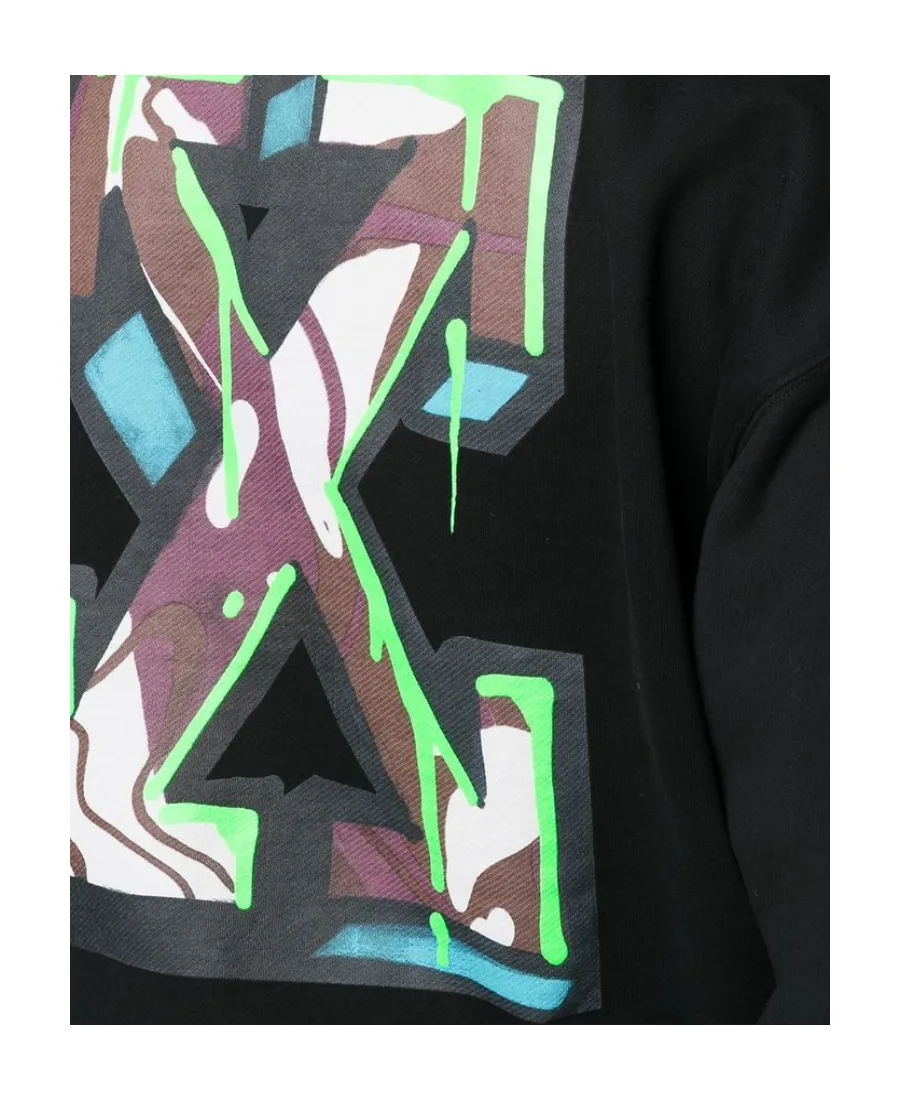 Arrows-Motif Long-Sleeve Sweatshirt
