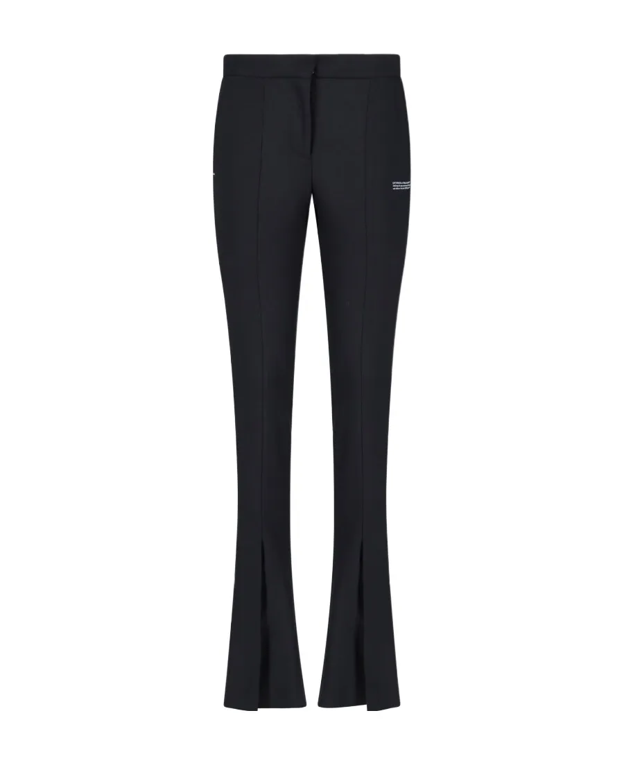 Logo Printed Tailored Trousers