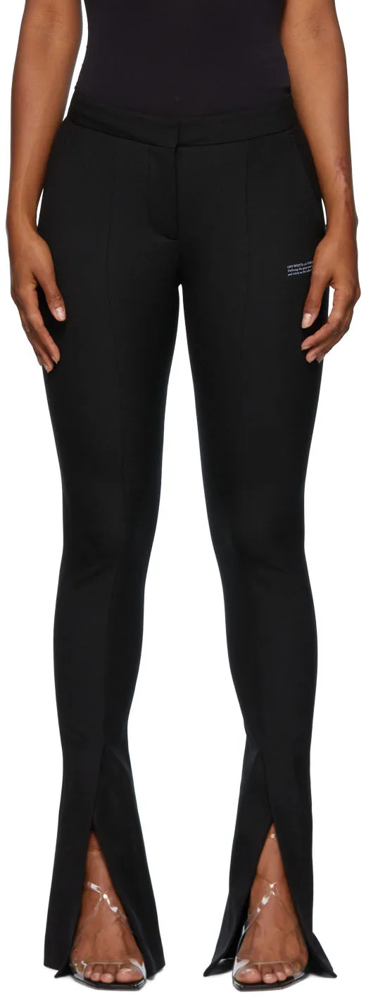 Logo Printed Tailored Trousers