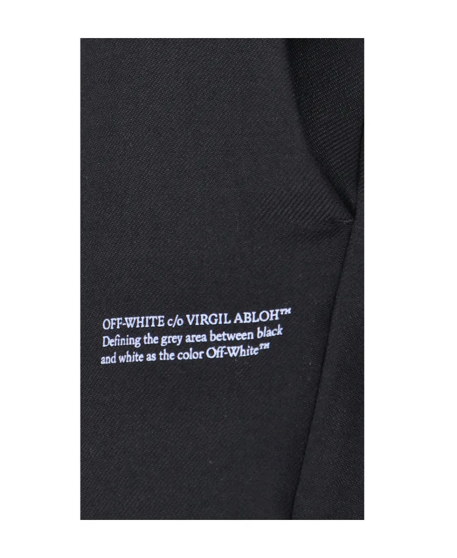 Logo Printed Tailored Trousers