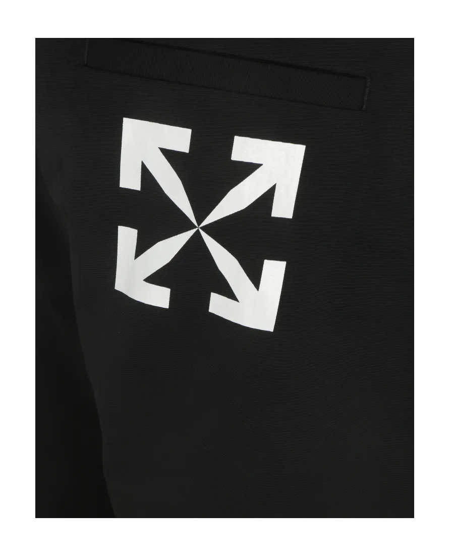 Arrows-Print Straight-Leg Trousers