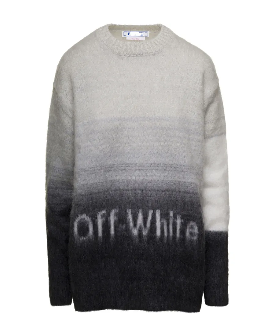 Intarsia-Logo Crew-Neck Jumper