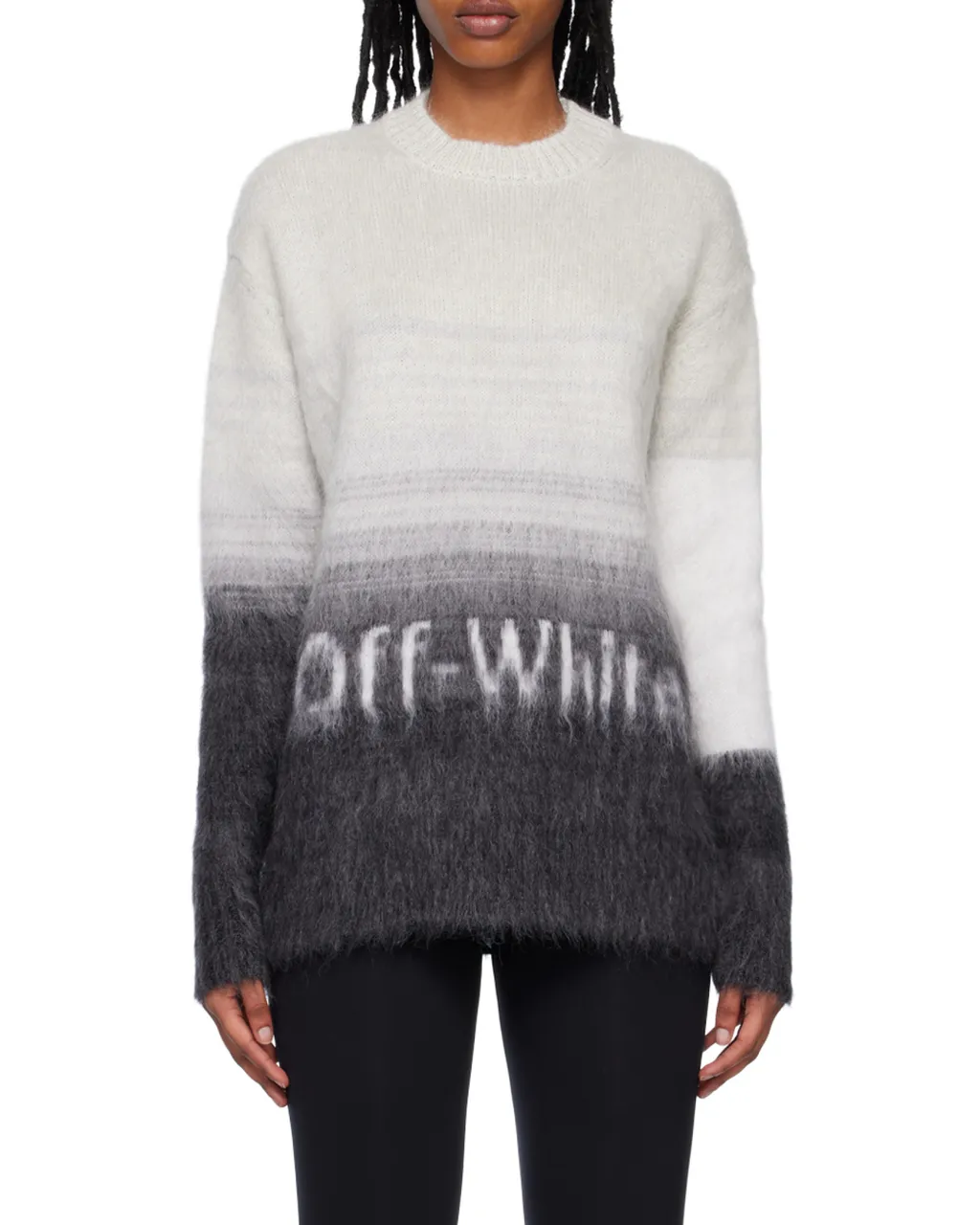 Intarsia-Logo Crew-Neck Jumper