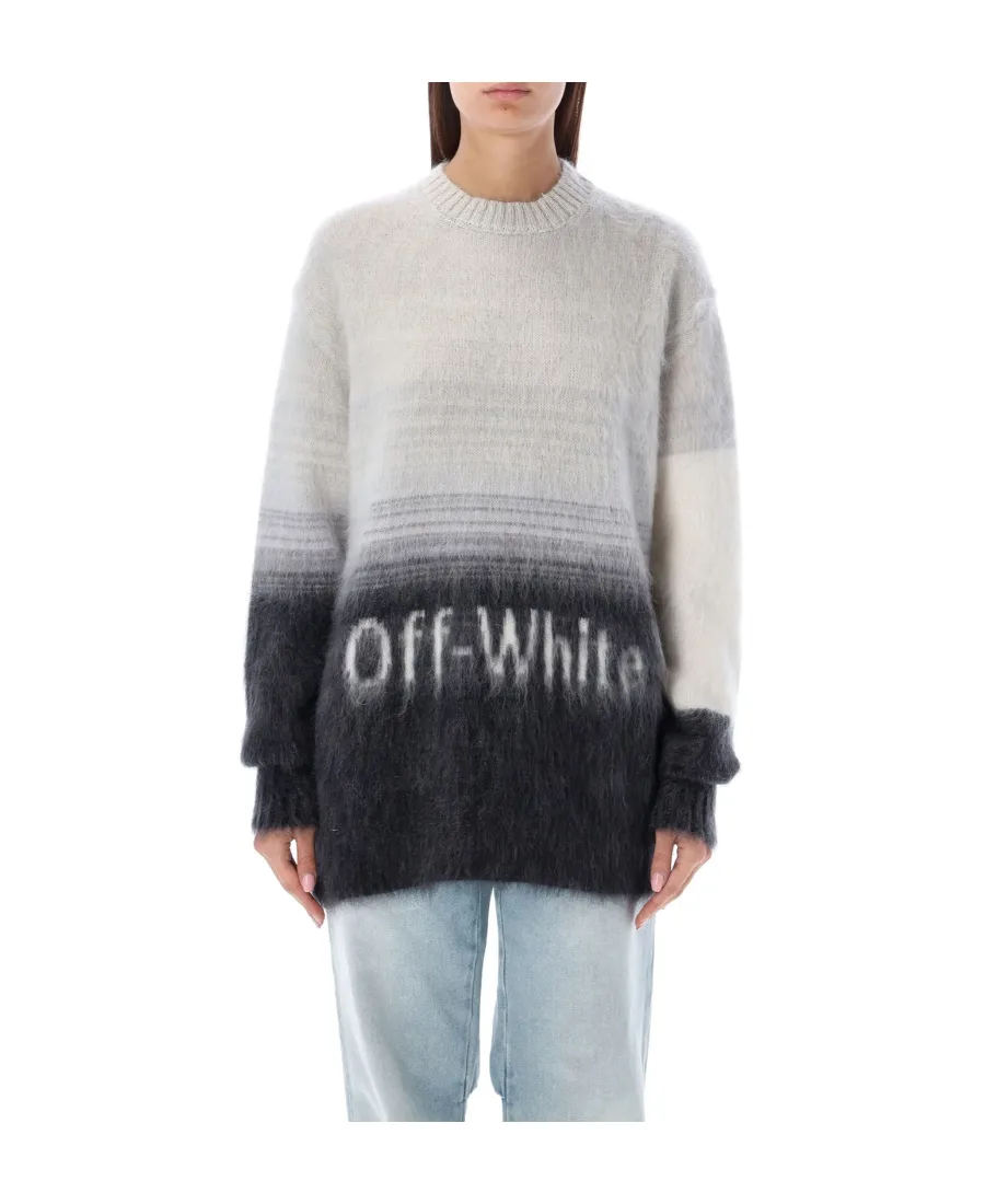 Intarsia-Logo Crew-Neck Jumper