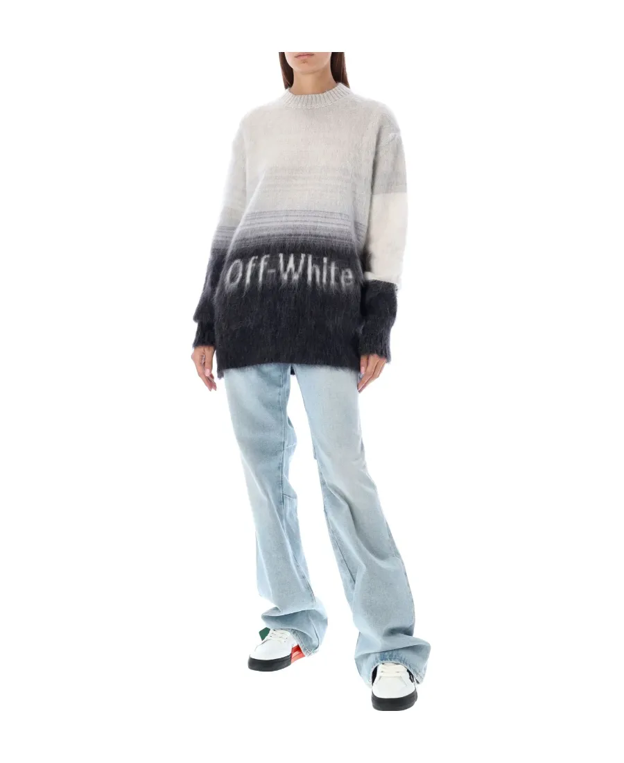 Intarsia-Logo Crew-Neck Jumper