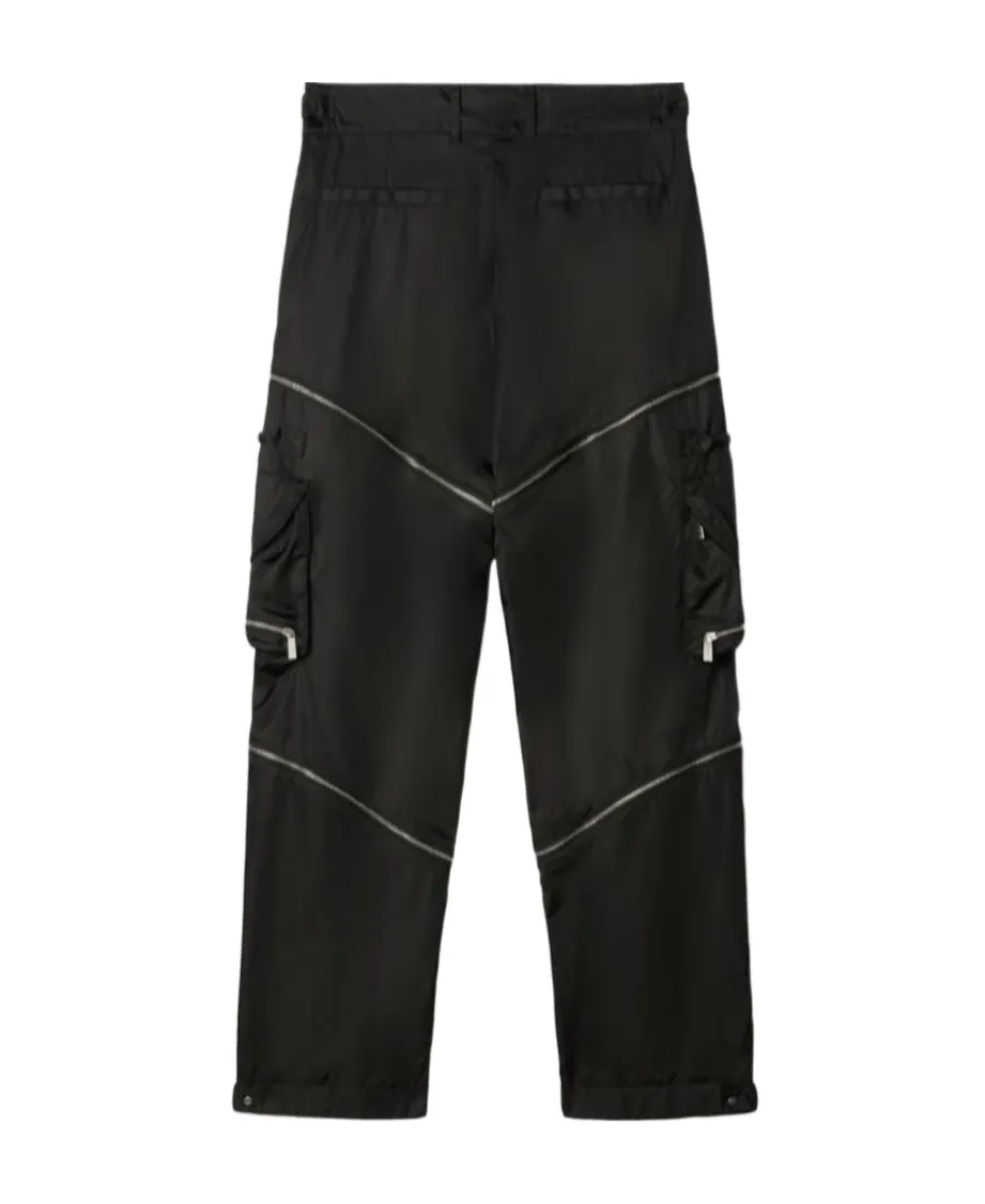 Zip Detailed Straight Leg Pants