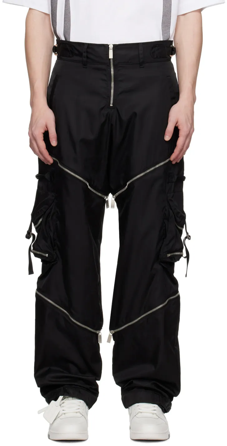 Zip Detailed Straight Leg Pants