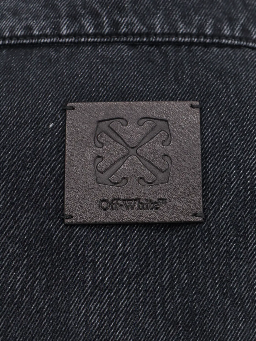Logo Patch Buttoned Denim Jacket