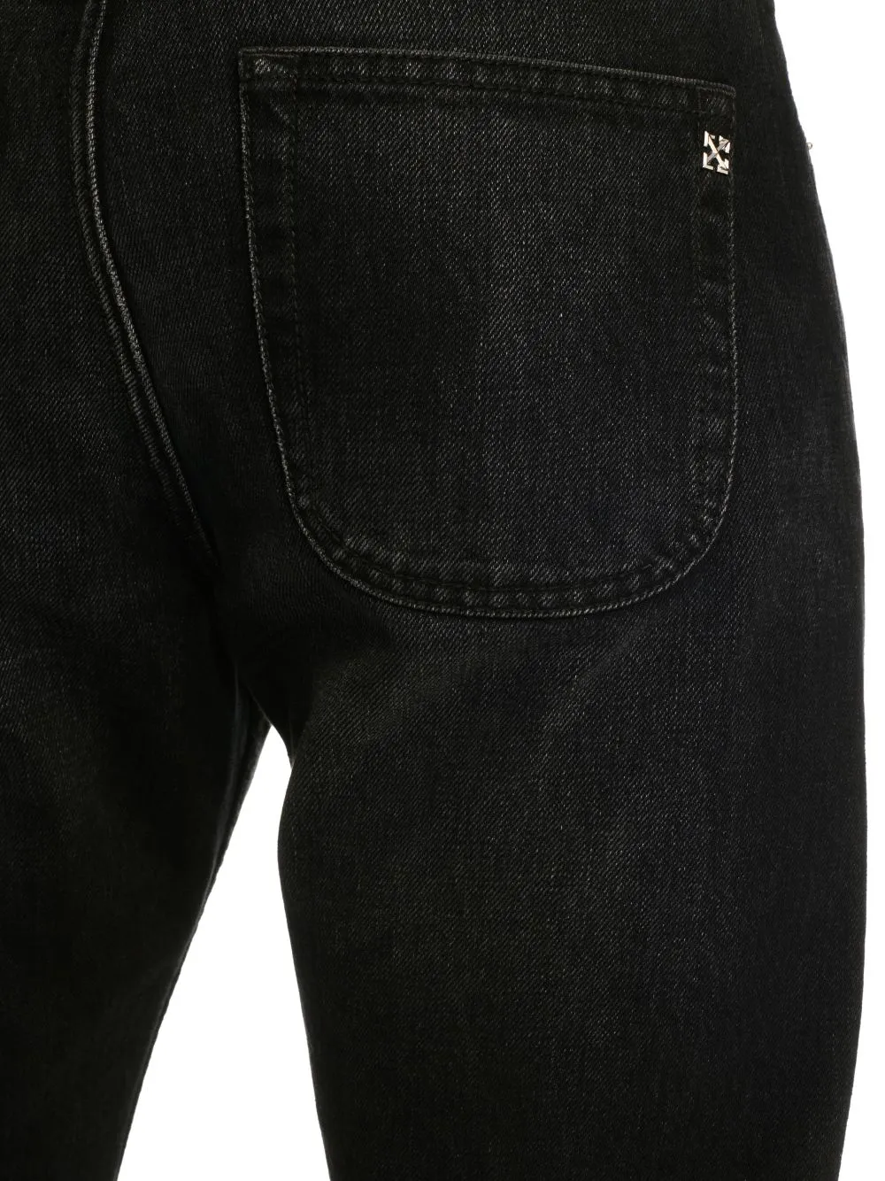 Logo Plaque Skinny Jeans