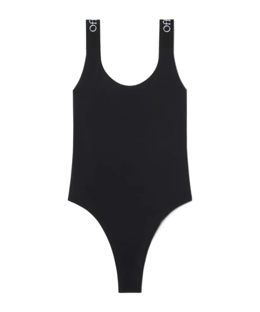 Logo Band One-Piece Swimsuit