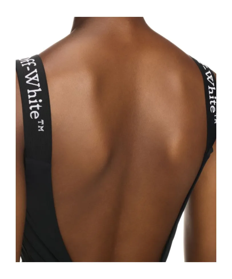 Logo Band One-Piece Swimsuit