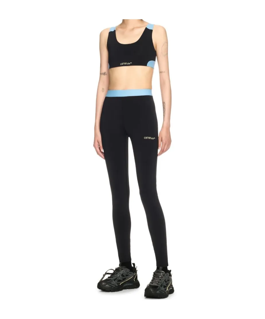 Logo Underband Color-Block Sports Bra