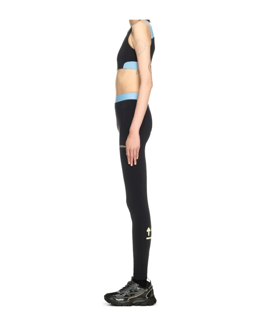 Logo Underband Color-Block Sports Bra