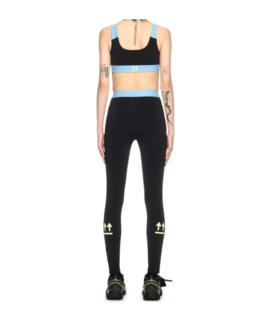 Logo Underband Color-Block Sports Bra