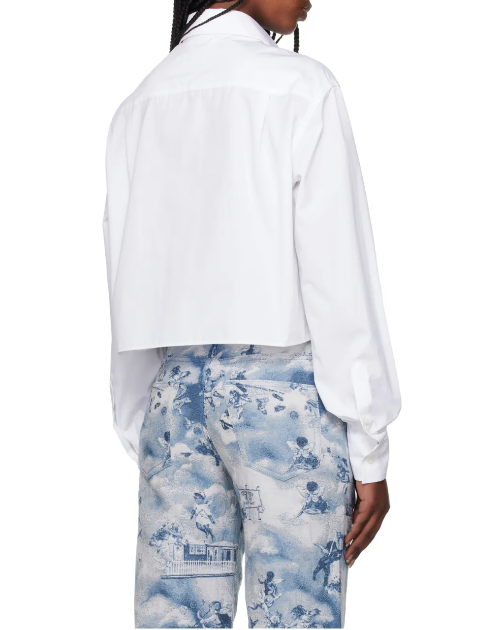 Poplin Boxy Long-Sleeved Shirt