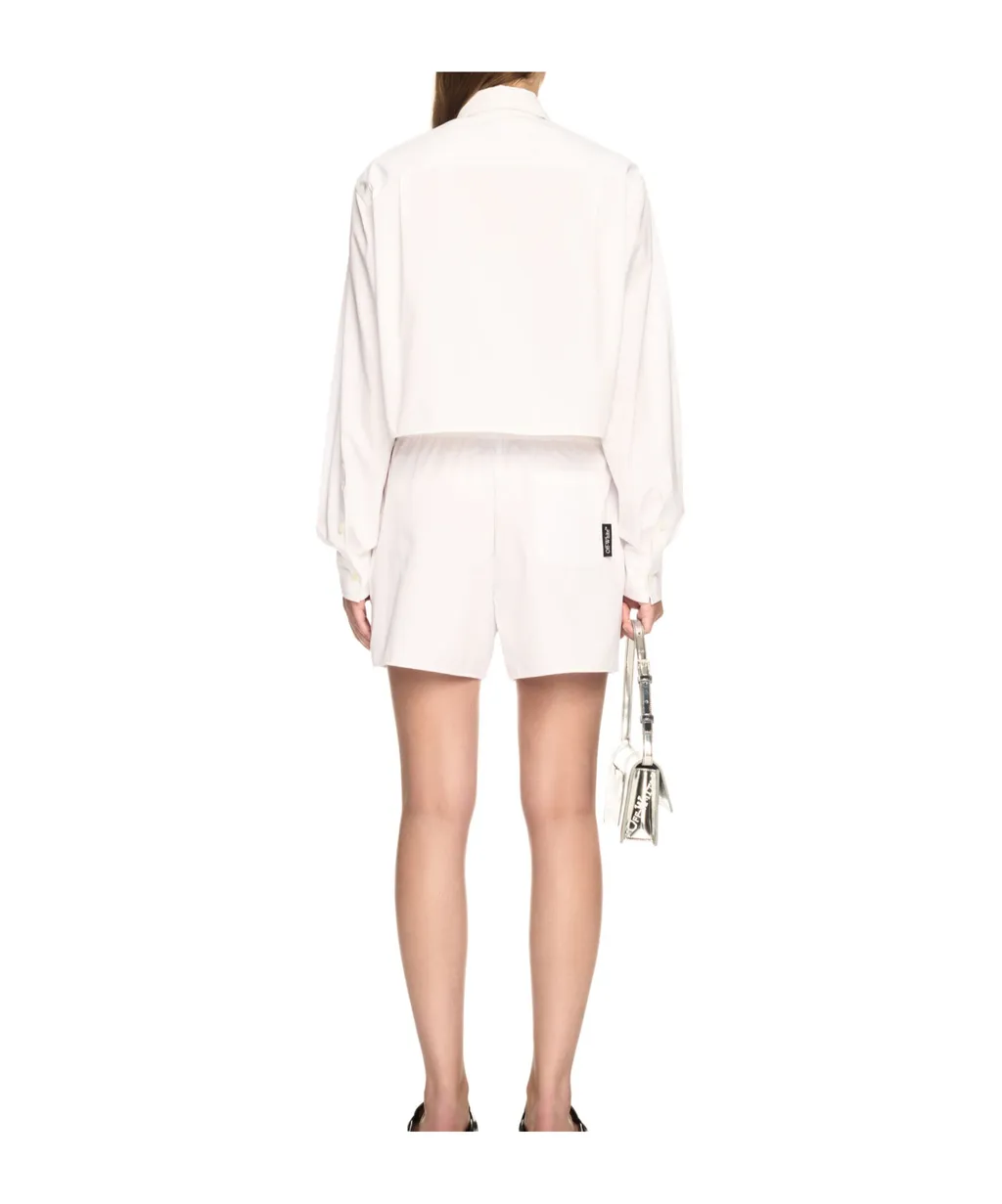 Poplin Boxy Long-Sleeved Shirt