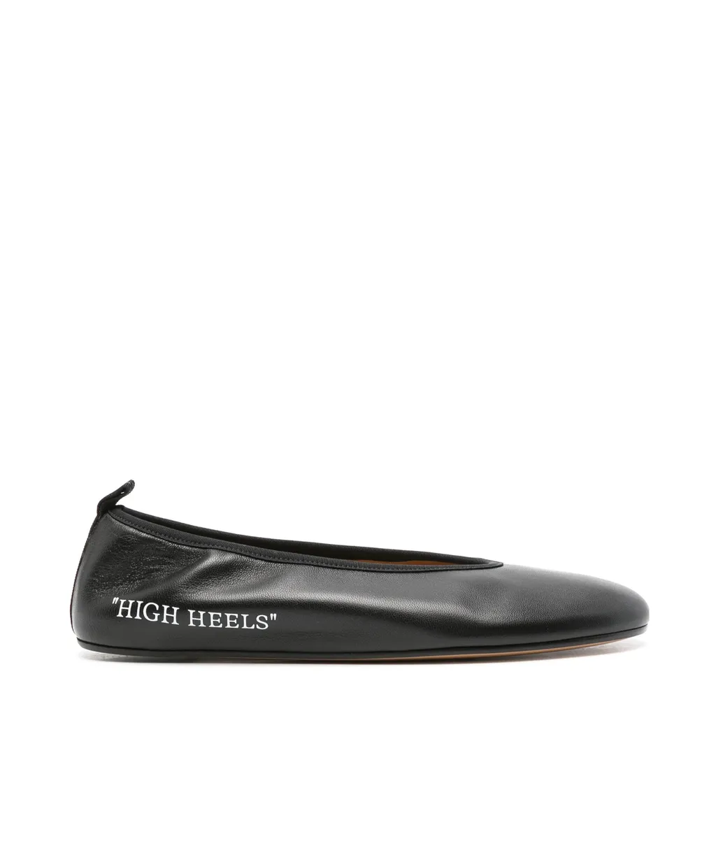 High Heels Ballet Flats