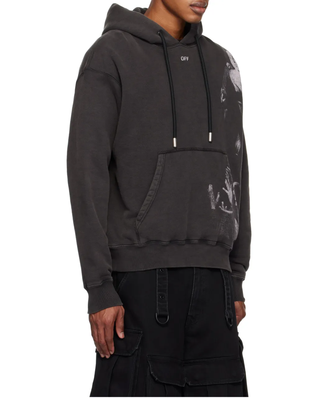 Blurred Mary Skate Drawstring Hoodie