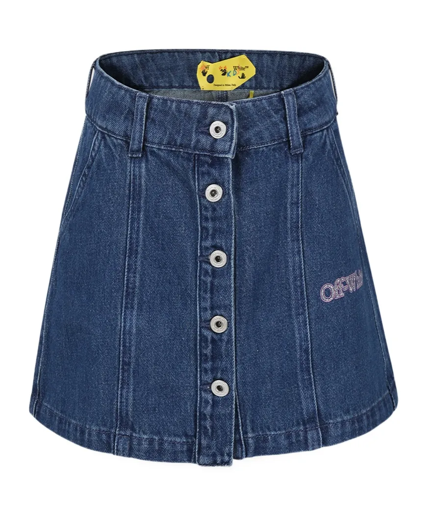Bookish Denim Skirt
