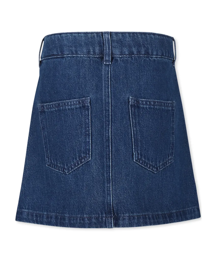 Bookish Denim Skirt