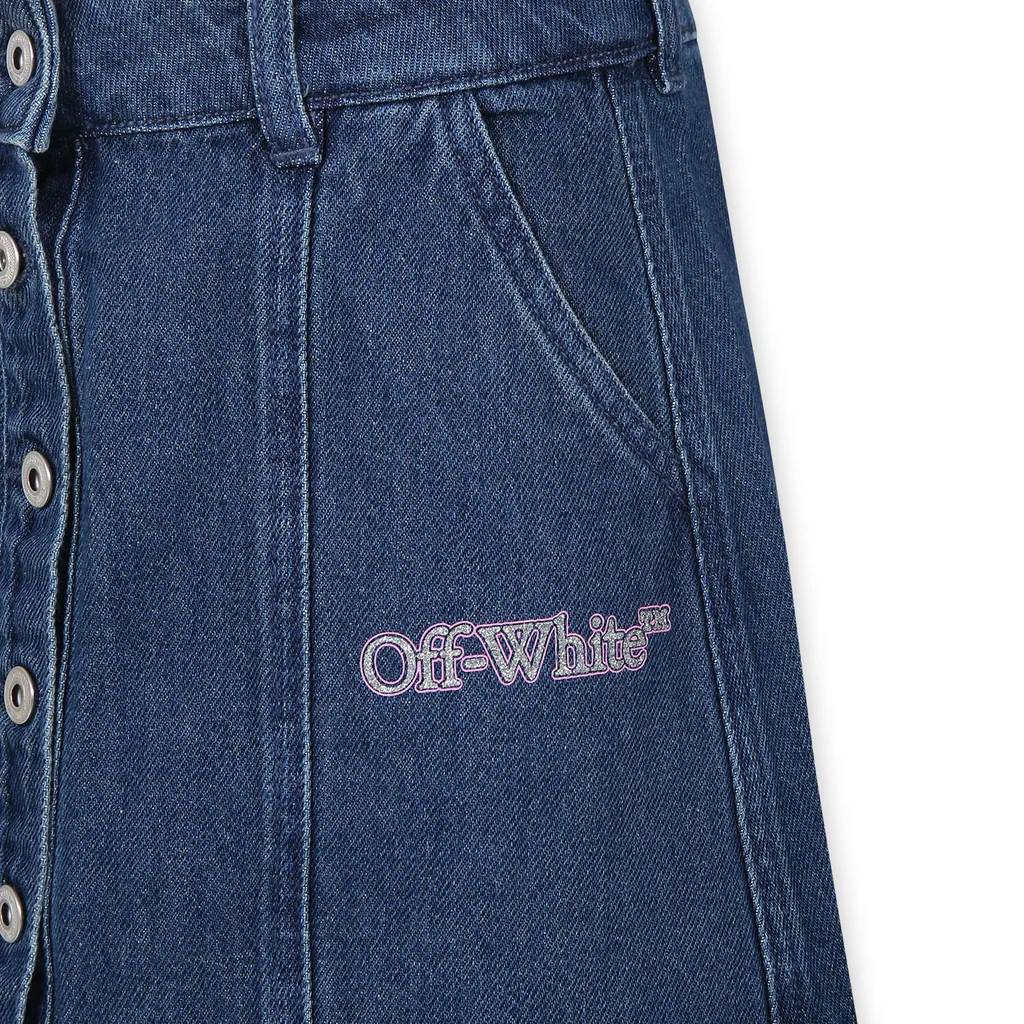 Bookish Denim Skirt