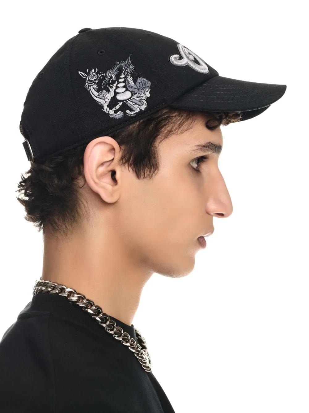 Embroidered Cotton Cap